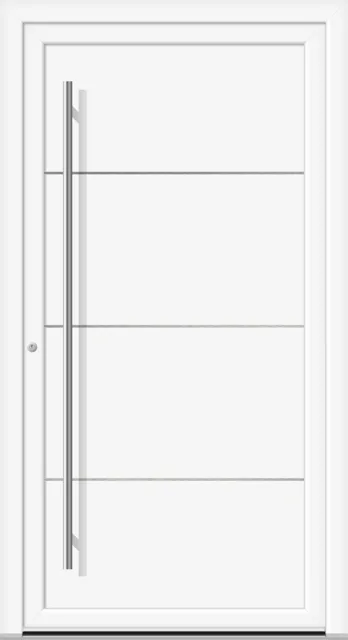 Haustüren PVC – Edition Paul 7730 weiss
