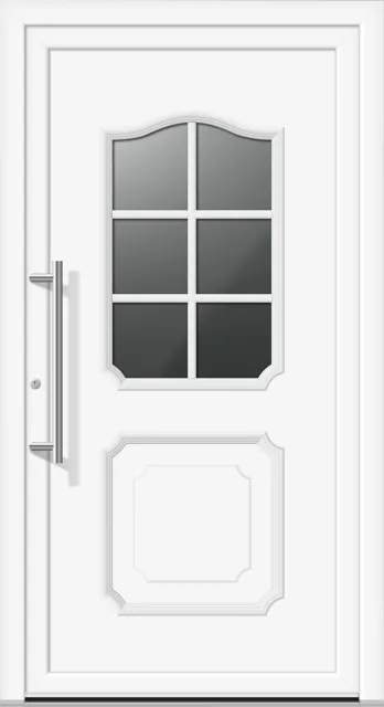 Haustüren PVC – Edition Alexander 5202 weiss