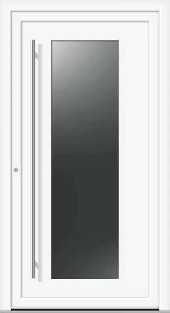 Haustüren PVC – Edition Thomas 7752 weiss