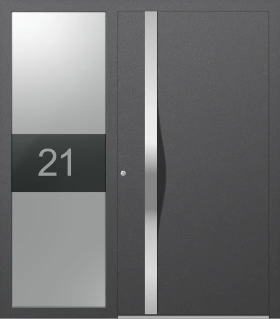 Haustüren Aluminium – Edition Laura mit Seitenteil