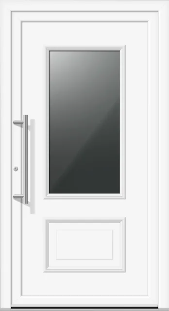 Haustüren PVC – Edition Gerhard 5420 weiss