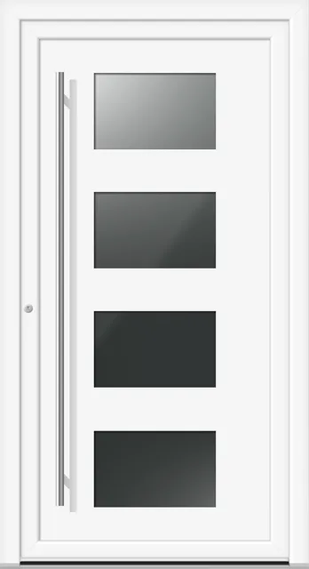 Haustüren PVC – Edition Torben 7750 weiss
