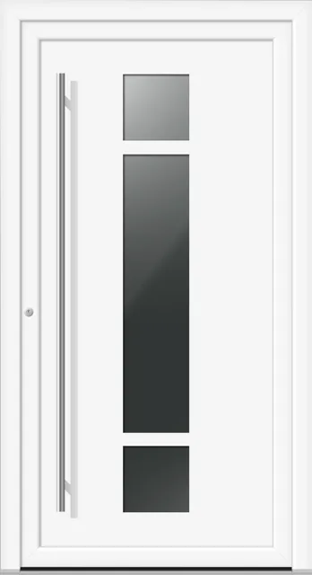 Haustüren PVC – Edition Stefan 7742 weiss