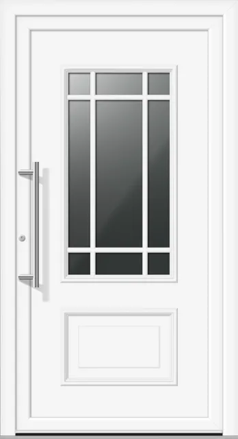 Haustüren PVC – Edition Theodor 5887 weiss
