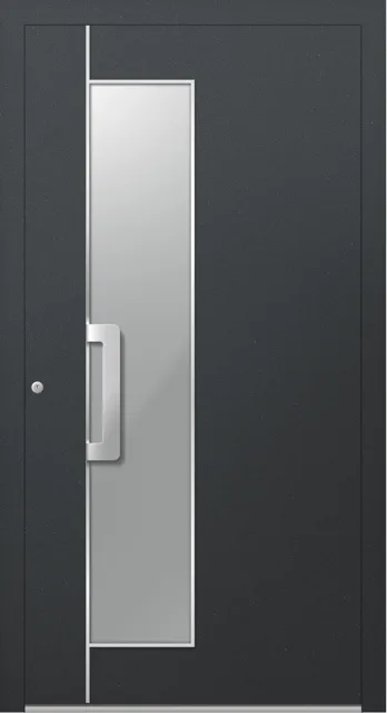 Haustüren Aluminium – Edition Klara RAL 7016 FS