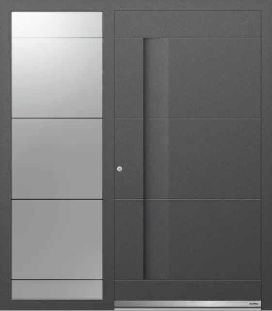 Haustüren Aluminium – Edition Nicole mit Seitenteil