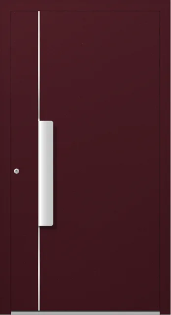 Haustüren Aluminium – Edition Julia RAL 3005 FS